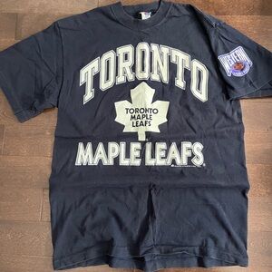 Vintage Toronto Maple Leafs 1994 Bulletin Graphic 90’s Oversized T-Shirt